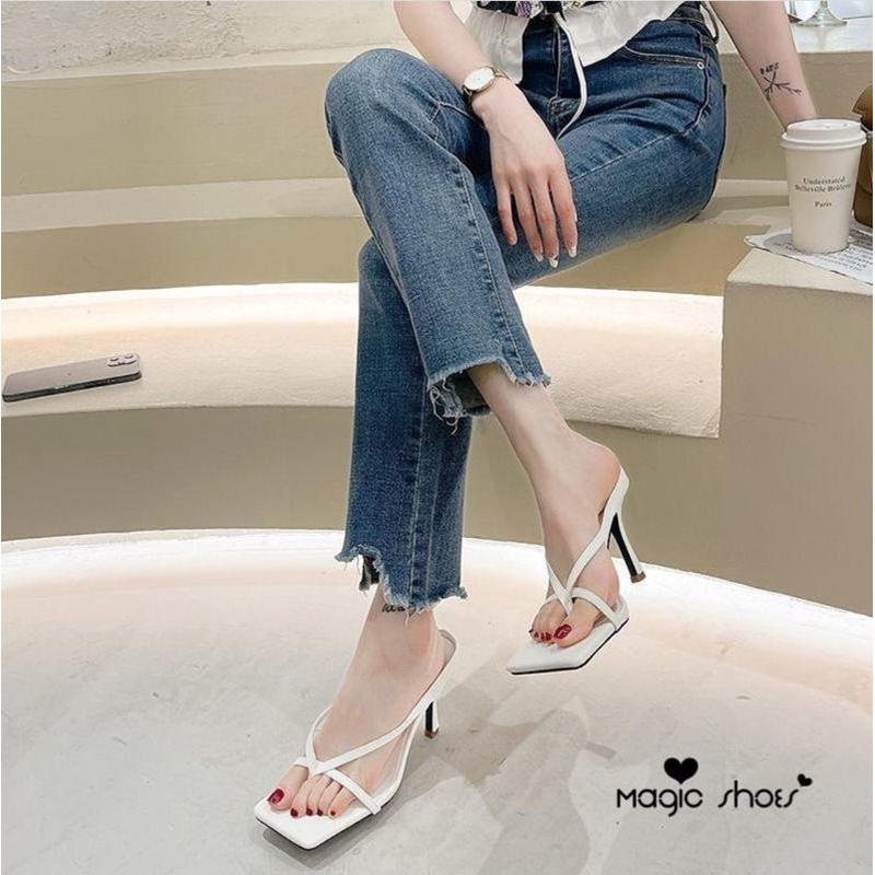 High Heels Korea Heels Tahu High Heels Transparan High Heels Wanita High Heels Strap High Heels Slop