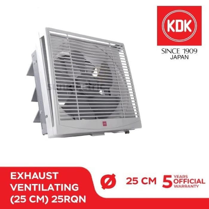 KDK Exhaust Fan 10 Inch 25RQN / Kipas Tembok Dinding - Garansi 5 Tahun