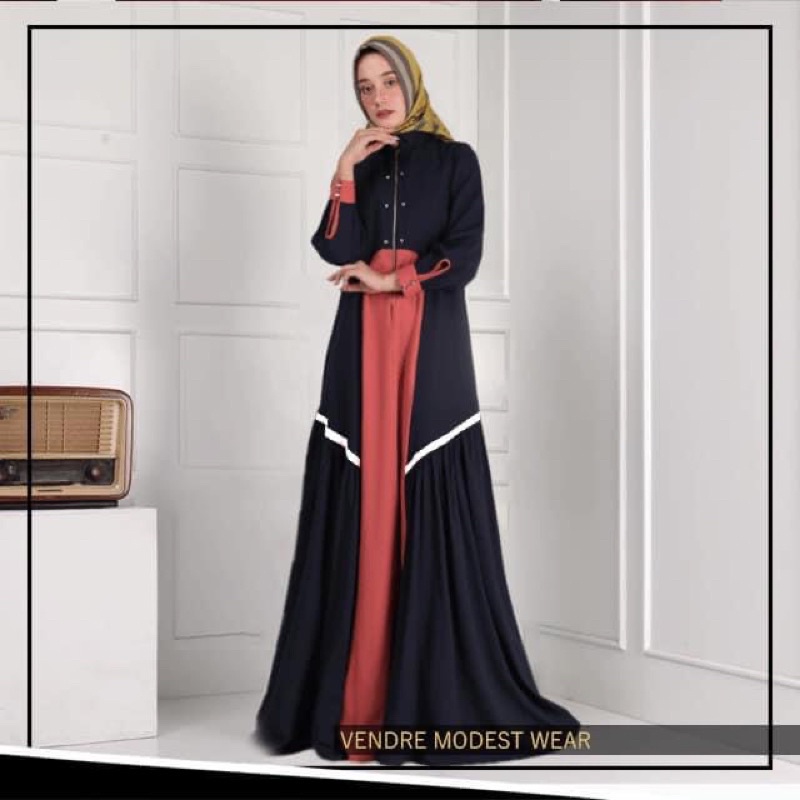 BELLE DRESS By VENDRE HIJAB /DRESS HIJAB MUSLIMAH /Gamis MUSLIMAH HARGA PROMO SALE RAMADHAN