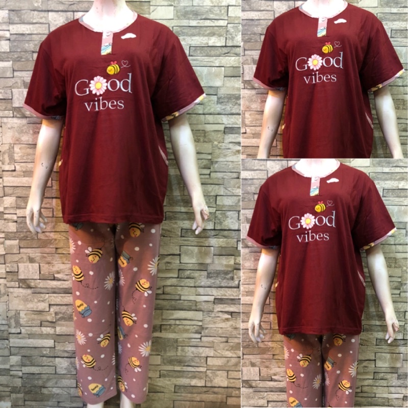 CP FOREVER MAMA SIZE | BAJU TIDUR | PIYAMA | COD-920 Maron