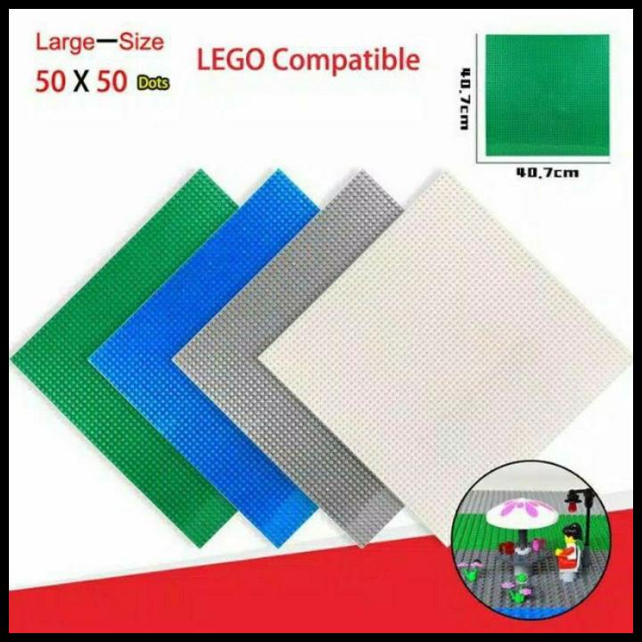 Base Plate Lego Papan Lego Tatakan Lego 50 X 50 Dot Ukuran Terbesar Co