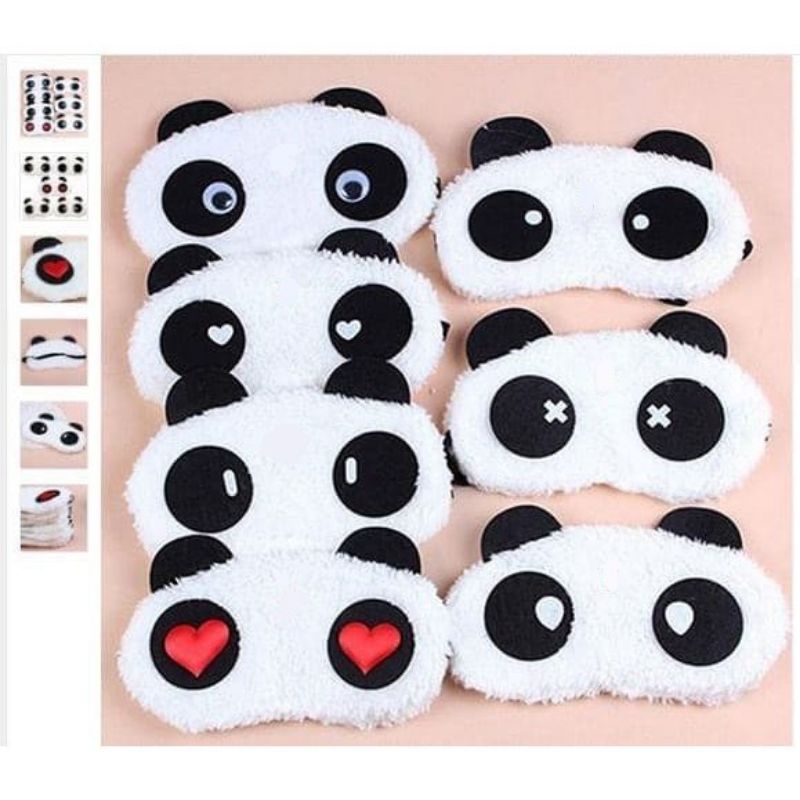 Penutup Mata Tidur Karakter Panda Eye Cover Cute Panda Eye Sleeping Cover