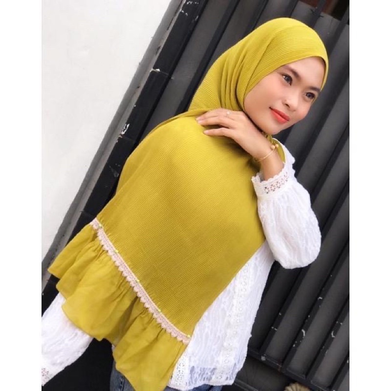 HIJAB PASHMINA PLISKET DUYUNG RENDA