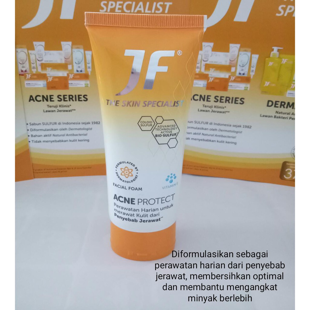 JF Sulfur Acne Protect Facial Foam 70gr