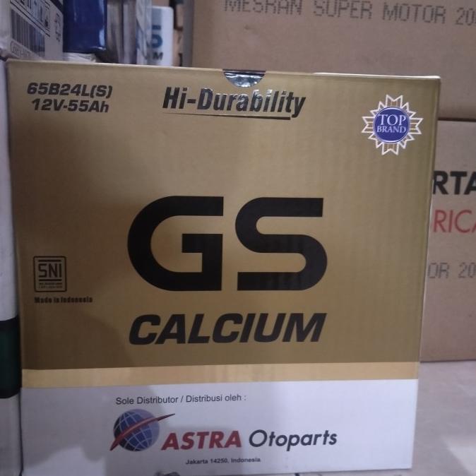 Aki Gs Astra Calcium 65B24Ls , Aki Untuk Mobil Hrv
