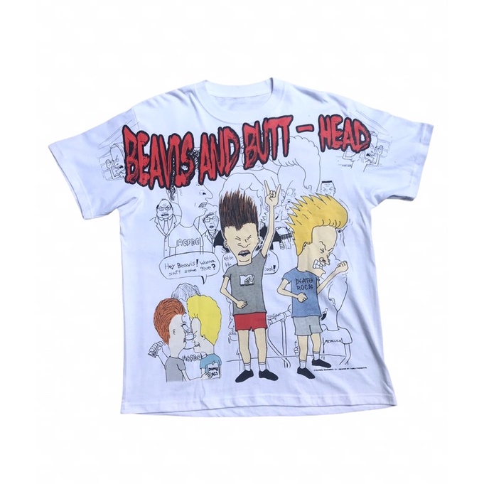 Tshirt Beavis And Butt Head Over Print Bootleg By Yama Thanatos