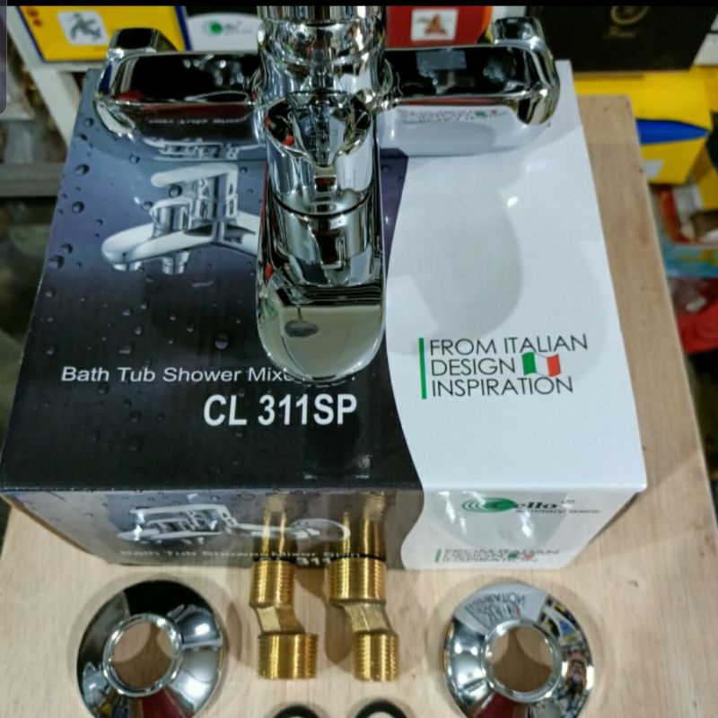 Kran Mixer Panas Dingin Cello CL 311 P - Kran Air Panas Dingin Cello - Kran B-Tub Cello Cl 311 P