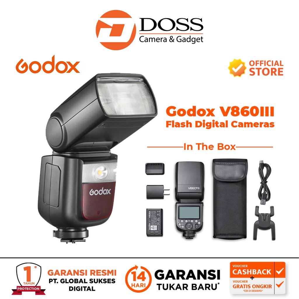 Godox V860III Flash Digital Cameras - Godox V860III