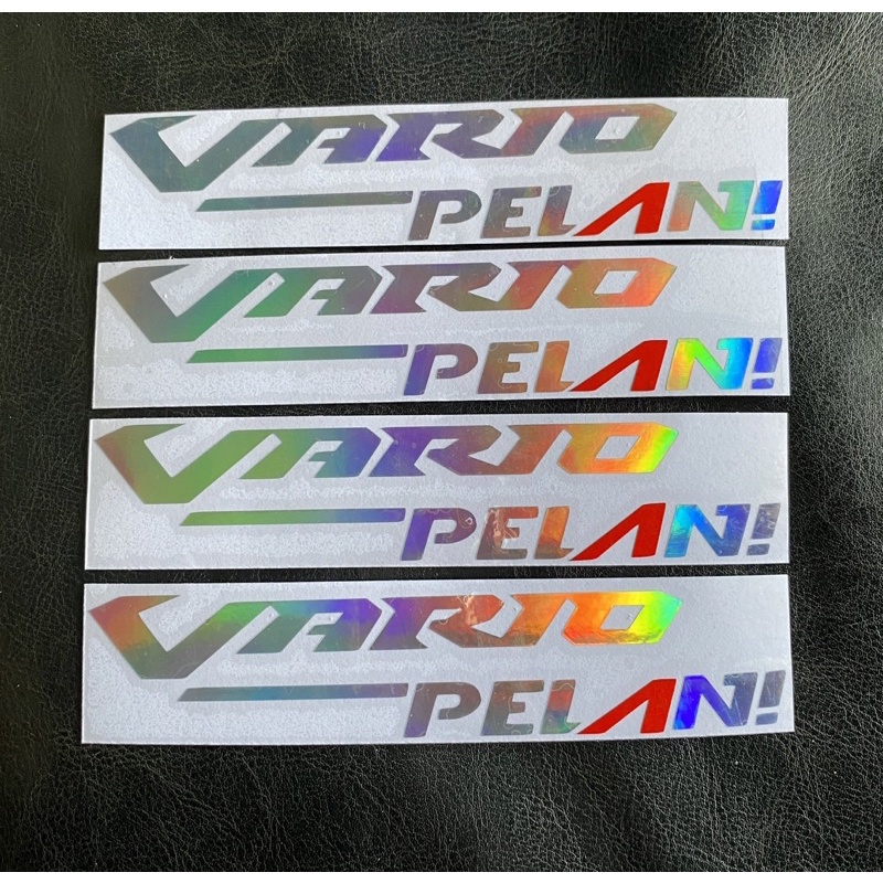 Sticker Stiker Cutting Motor Hologram Vario Pelan