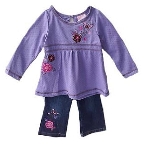 Baju Anak / Stelan Nanette Purple Flower / Stelan Anak Perempuan / Acara / Santai