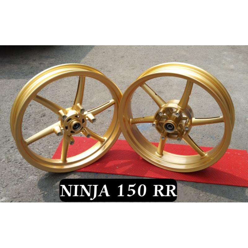 VELG PELAK ROSSI KAWASAKI NINJA 150 RR PALANG 6 MODEL RCB.17 250X350 GOLD