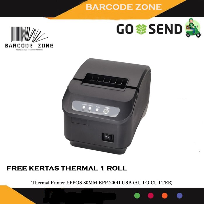 printer thermal kasir 80mm eppos epp 200ii usb   serial  autocutter  high speed
