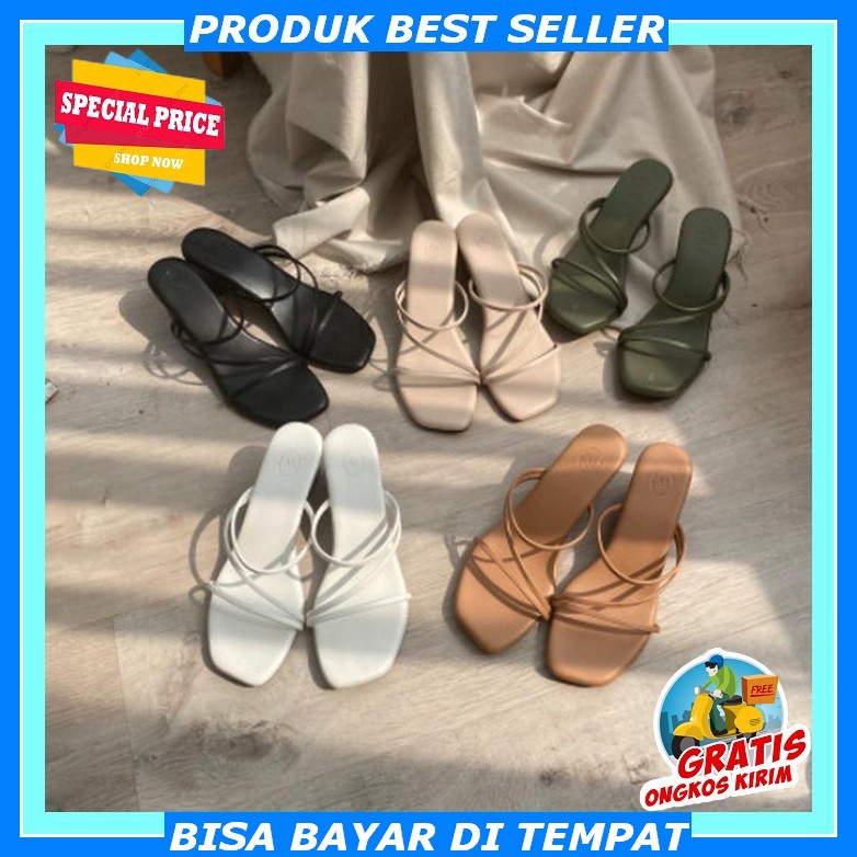 Sandal Heels Brukat Dior. Y 25 Hak Tahu 5 Cm. New Produk. Heels Highheels Haihils Kekinian Hak Tahu 