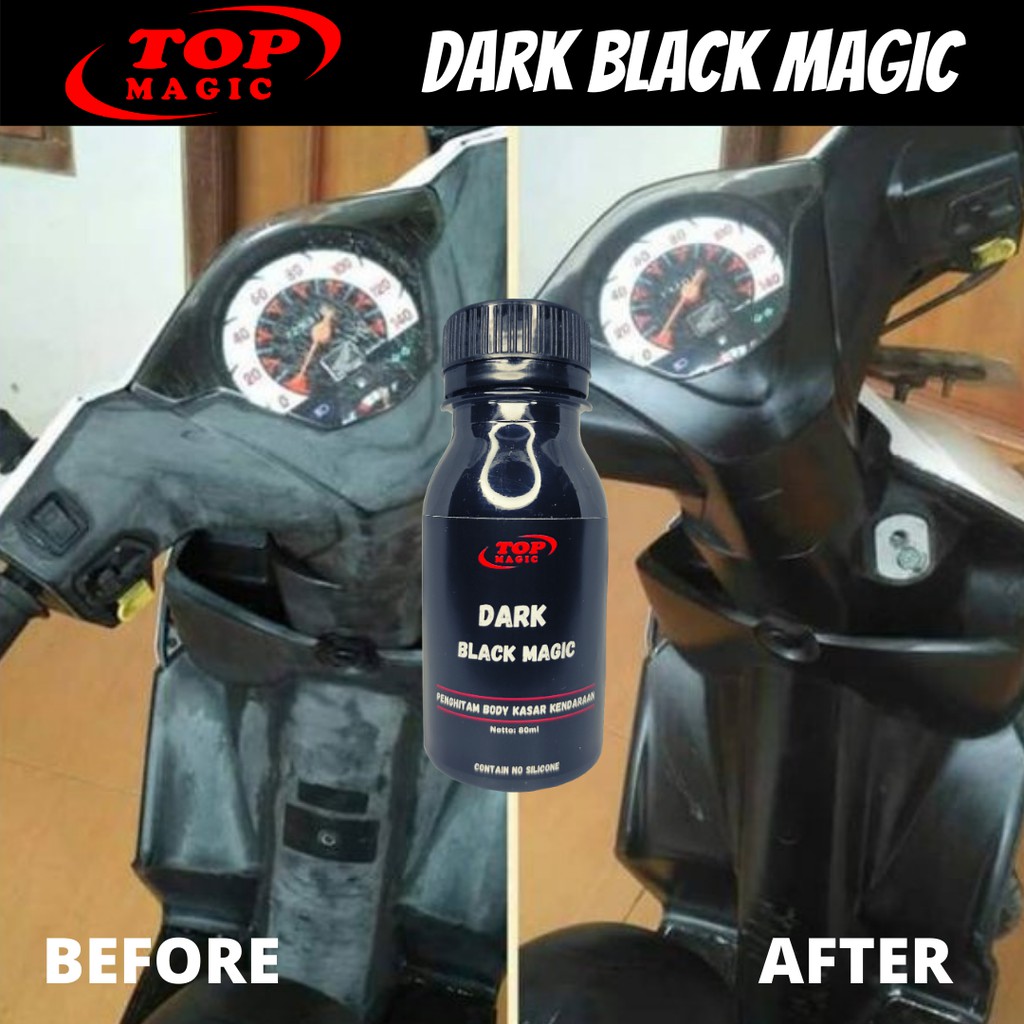 TERLARISS!!! TOP DARK BLACK MAGIC PENGHITAM BODY MOTOR MOBIL PENGHITAM Dashboard Cover knalpot