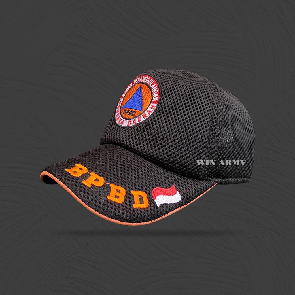 Topi BPBD - Topi Satpam - Topi Security - Topi Doubel Mess Satpol PP - Topi Jaring Dobel Mess - Topi Dinas Topi Jaring PP Pemuda Pancasila - Topi Jala Bordir Logo - Topi Pramuka - Topi Pemadam - Topi Fire Fighter - Topi Linmas - Topi Kades