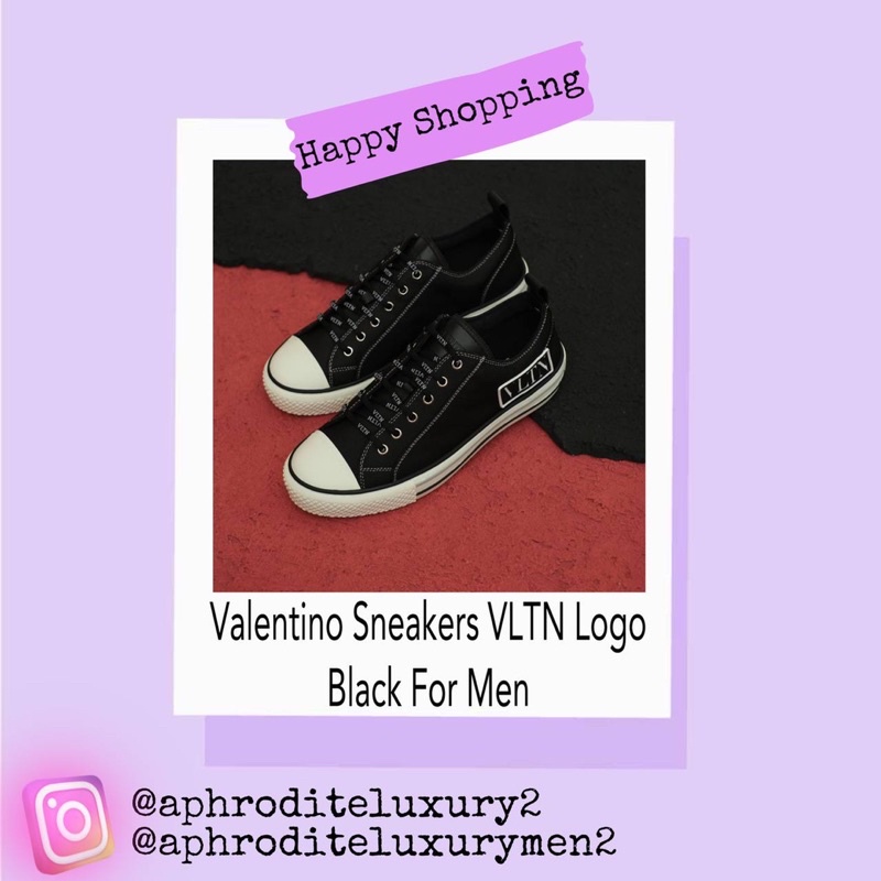 Valentino Sneakers VLTN Logo Black