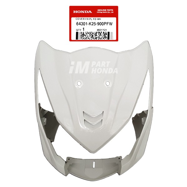 [KHUSUS INSTANT SAMEDAY] 64301-K25-900PFW Cover Front Panel Tameng Lampu Depan Beat Fi 2012 - 2014 P
