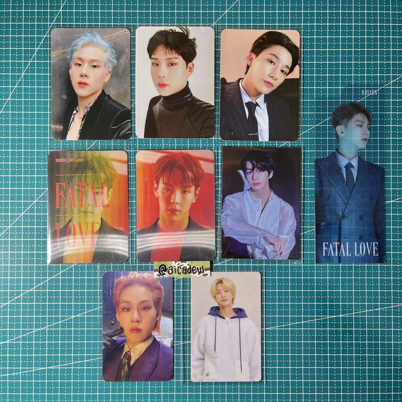 ★ MonstaX Photocard ★ jooheon im shownu hyungwon kihyun fatal love bene ktown pc lenti hm bm