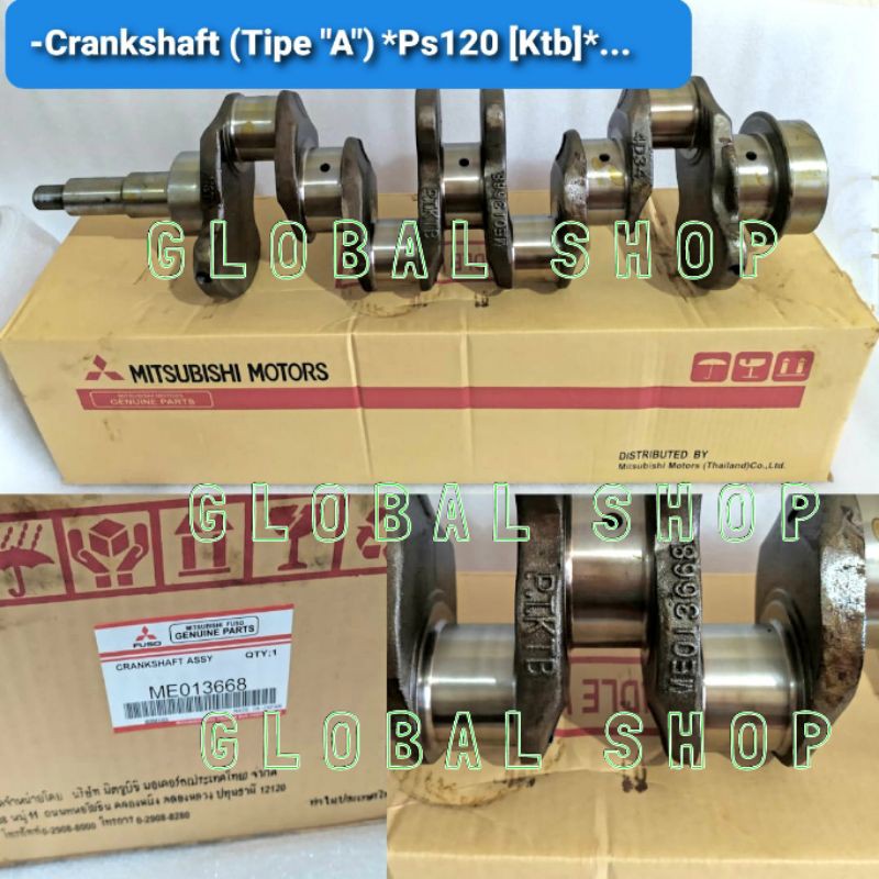 crankshaft ps120 ker as pas120 merk PT KTB asli
