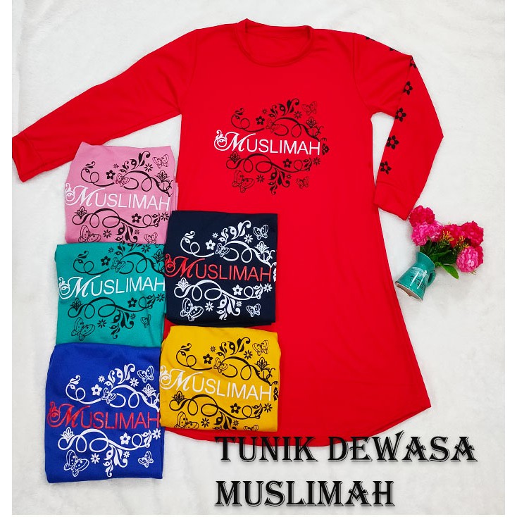 TUNIK MUSLIMAH / TUNIK WANITA / TUNIK FASHION WANITA (GOOD QUALITY)