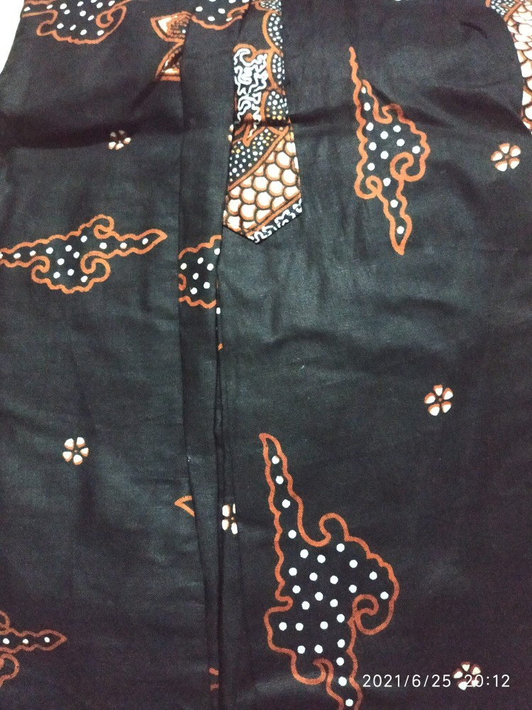 Batik Pria Lengan Panjang Batik Azmil Hrb026 Motif Keratonan Kode 002 Size M L Xl Xxl Reguler