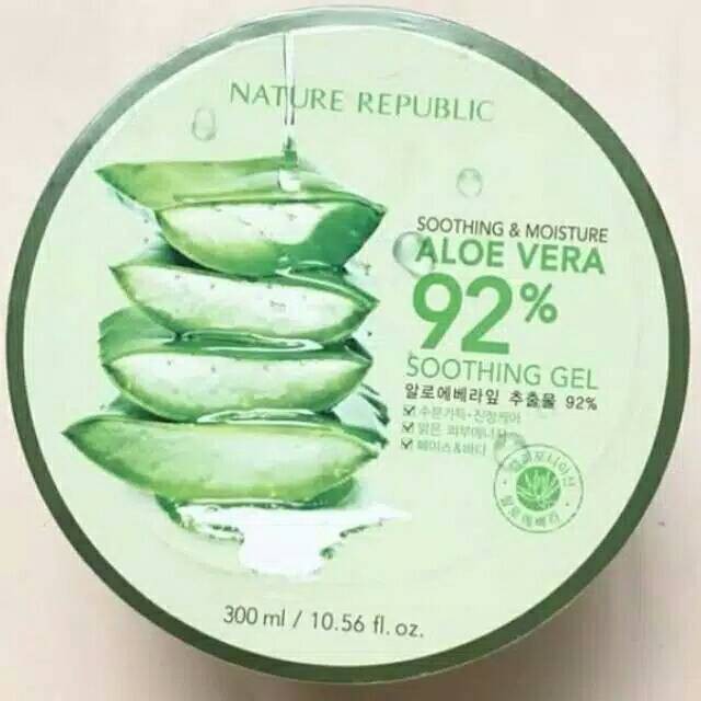 NATURE REPUBLIC ALOE VERA 92% ORI KOREA (BPOM)