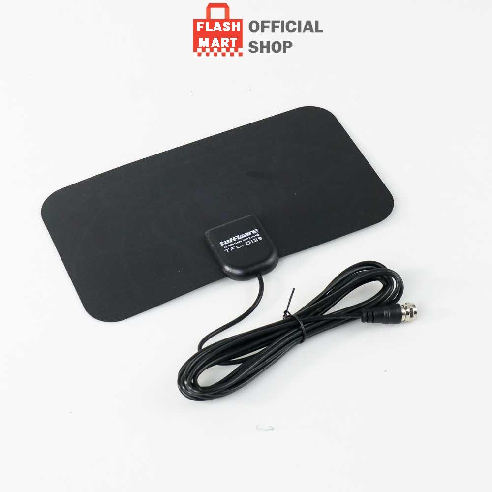 Flashmart  TFL-D139 Antena TV Digital DVB-T2 4K 25 dB Spider Pattern