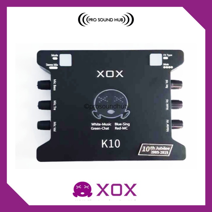 XOX K10 K 10 K-10 Soundcard Smartphone USB Audio Interface