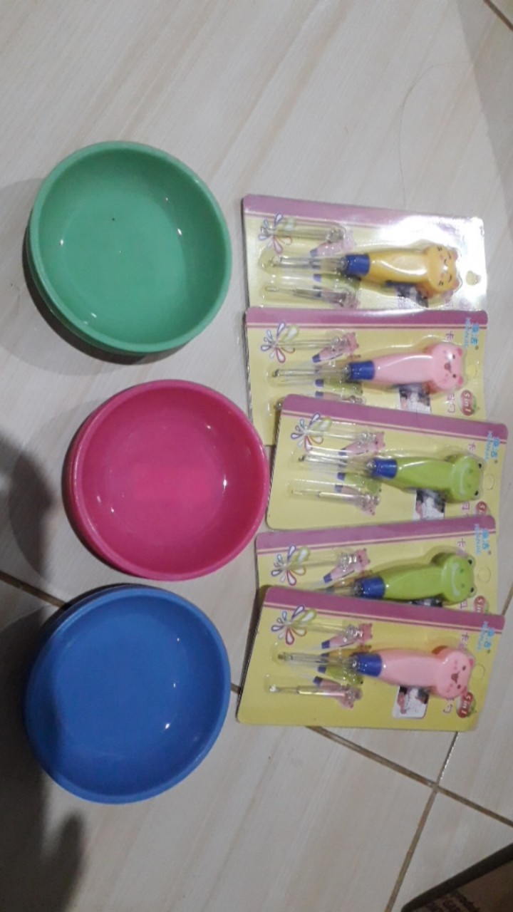Piring Sambal Plastik Set Murah Isi 12pcs / Wadah Sambal Plastik