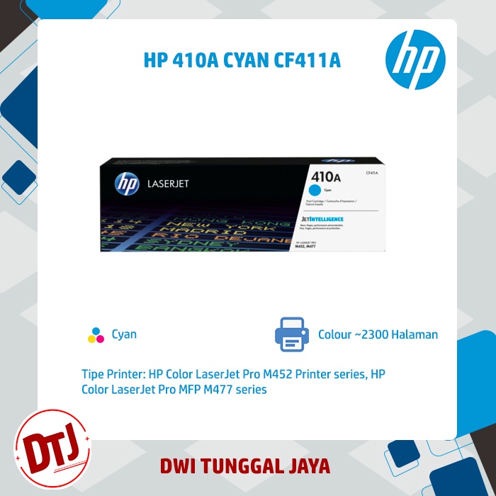 Toner HP 410A Cyan Original CF411A