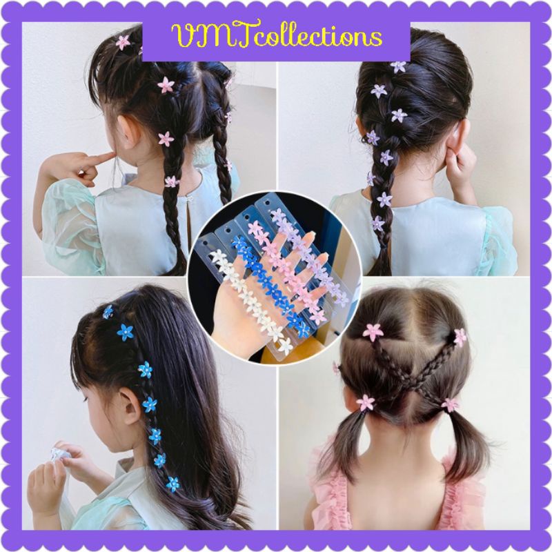VMT - JEPIT MINI BUNGA 1,5cm / KLIP RAMBUT KECIL / JEPIT MINI CANTIK