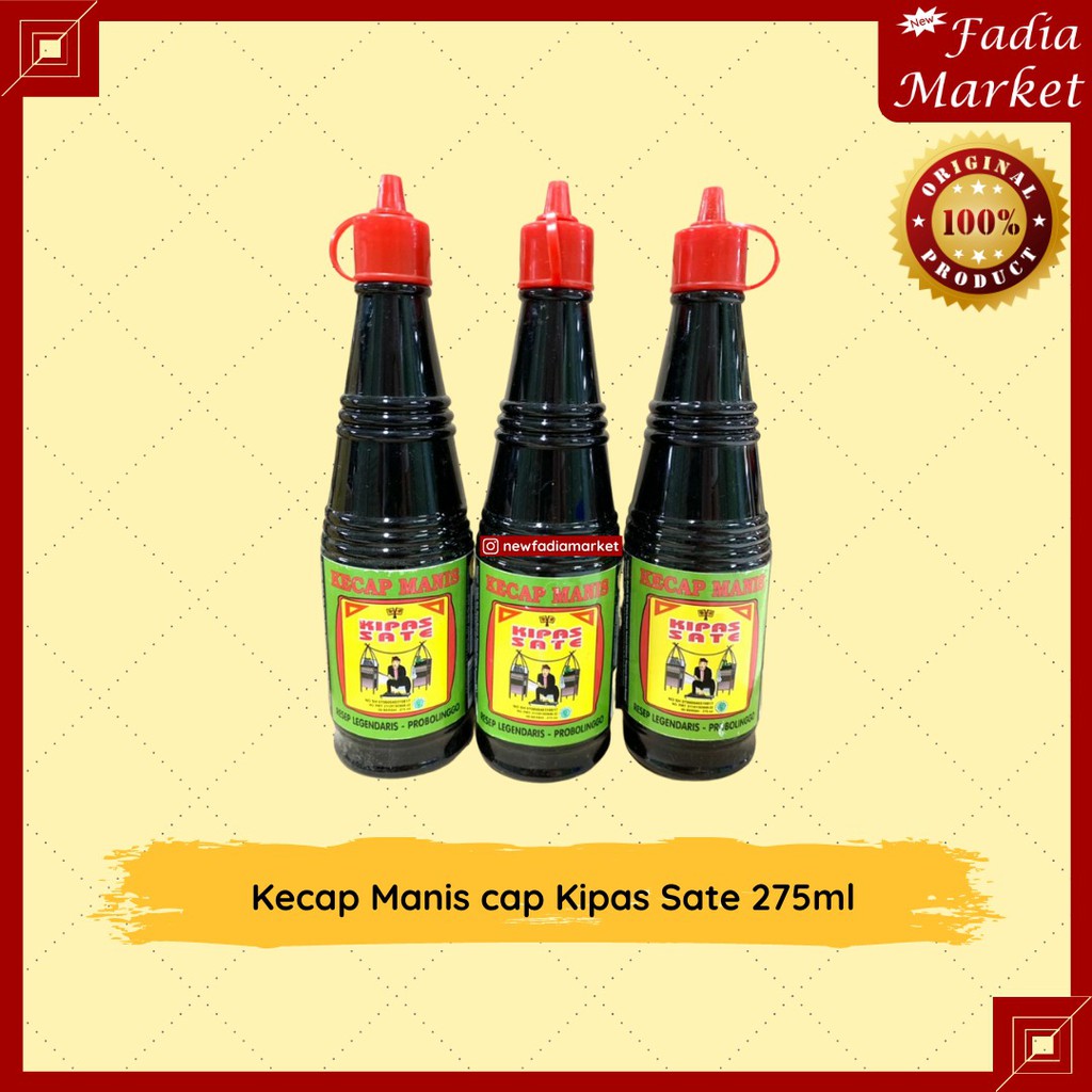 

Kecap Manis cap Kipas Sate 275ml