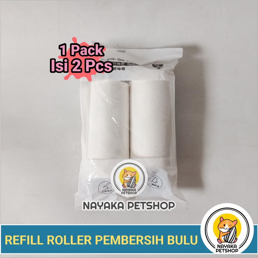 Roller Pengangkat Bulu Kucing Penghilang Rambut Kucing Pembersih Debu Pakaian Lint Roller Stick