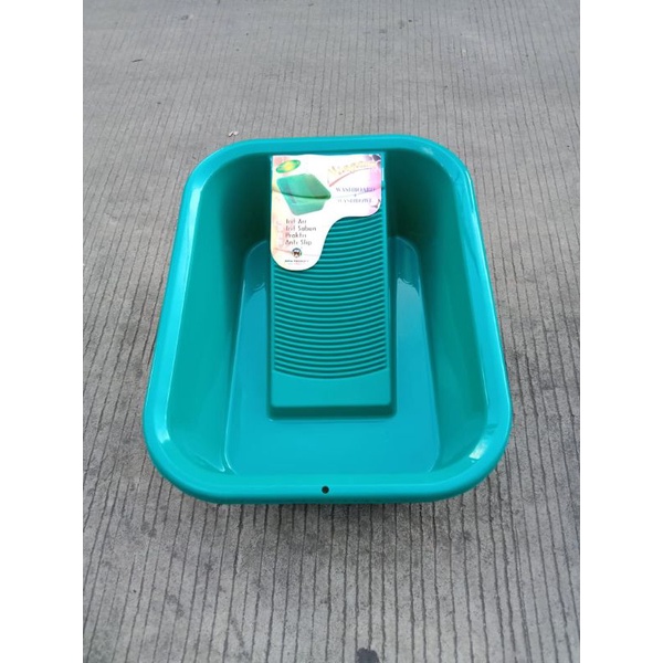SALE!! BAK AIR + PAPAN CUCI GILESAN PLASTIK / BAK PLASTIK SERBAGUNA MPW