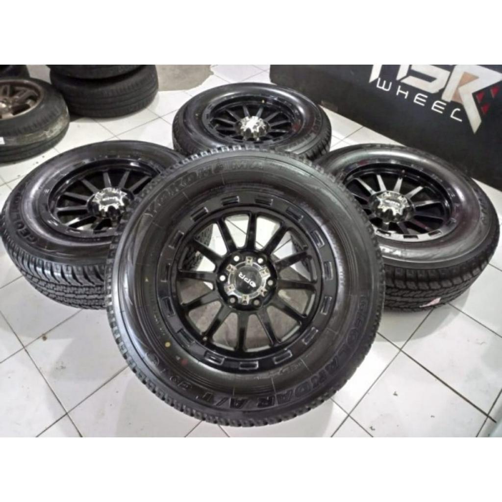 Velg Mobil Bekas R17 Buat Mobil Fortuner Hilux Pajero Ranger Ring 17 Lebar 9 Lobang Baut 6 Ban 265 6