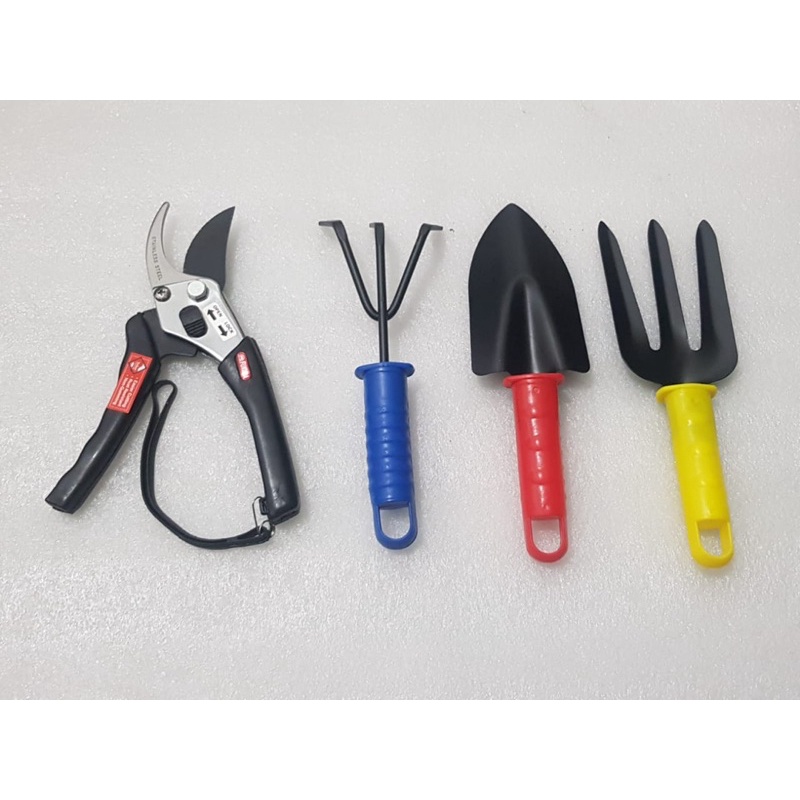 Paket gunting dahan ranting bunga bonsai Fukuda + garden tools