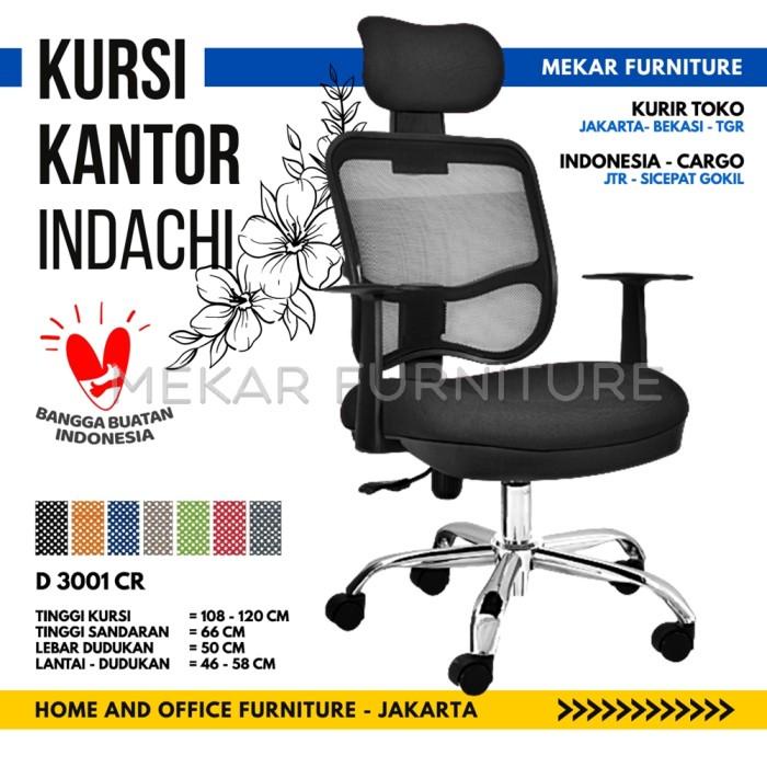 Kursi Kantor Indachi D 3001 CR - Kaki Chrome