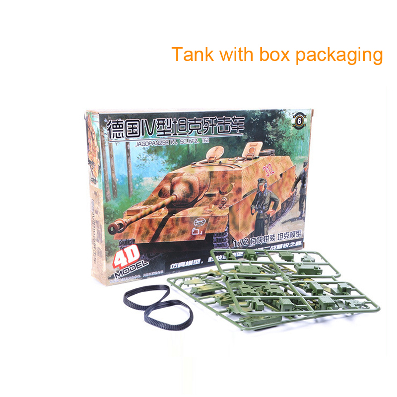 Miniatur Tank Jerman Jagdpanzer IV Sd.Kfz.162 4D Skala 1 / 72 Bahan Plastik Untuk Koleksi