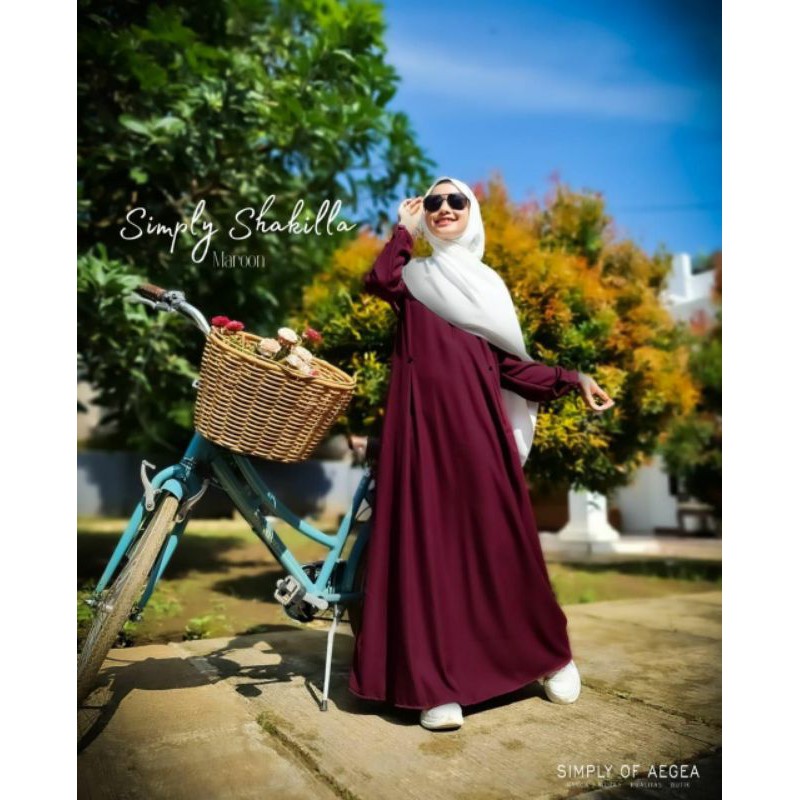 Gamis Simply Shakilla | busui friendly| 1 kg = 3pcs