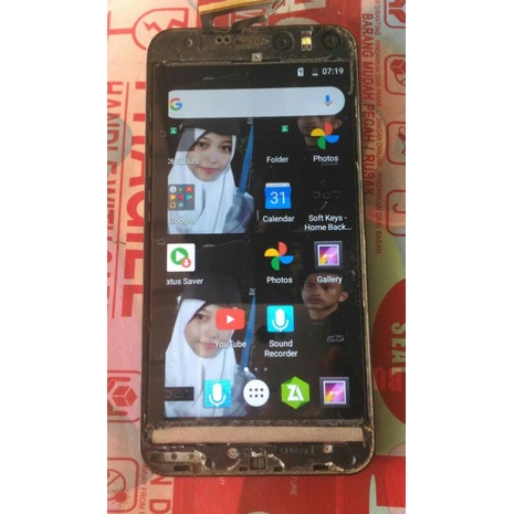 Lcd SPC L53 Selfie Original Copotan Normal BerGaransi (Lcd Plus Frame Tanpa Touchscreen)