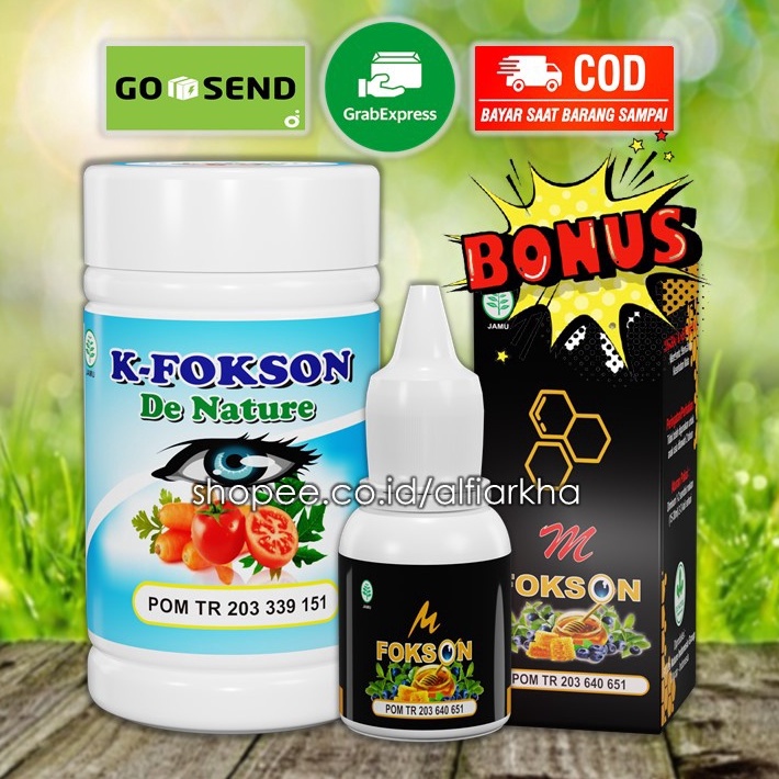 OBAT MATA MINUS SILINDER BERKABUT PANDANGAN KABUR KATARAK MATA K FOKSON & TETES M FOKSON DE NATURE