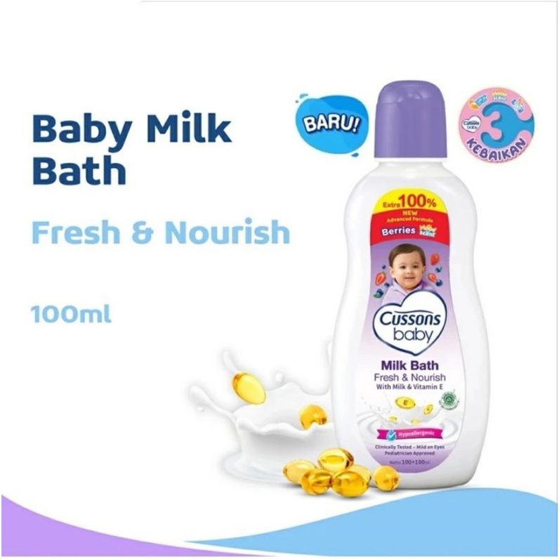 CUSSONS BABY MILK BATH / BABY HAIR &amp; BODY WASH