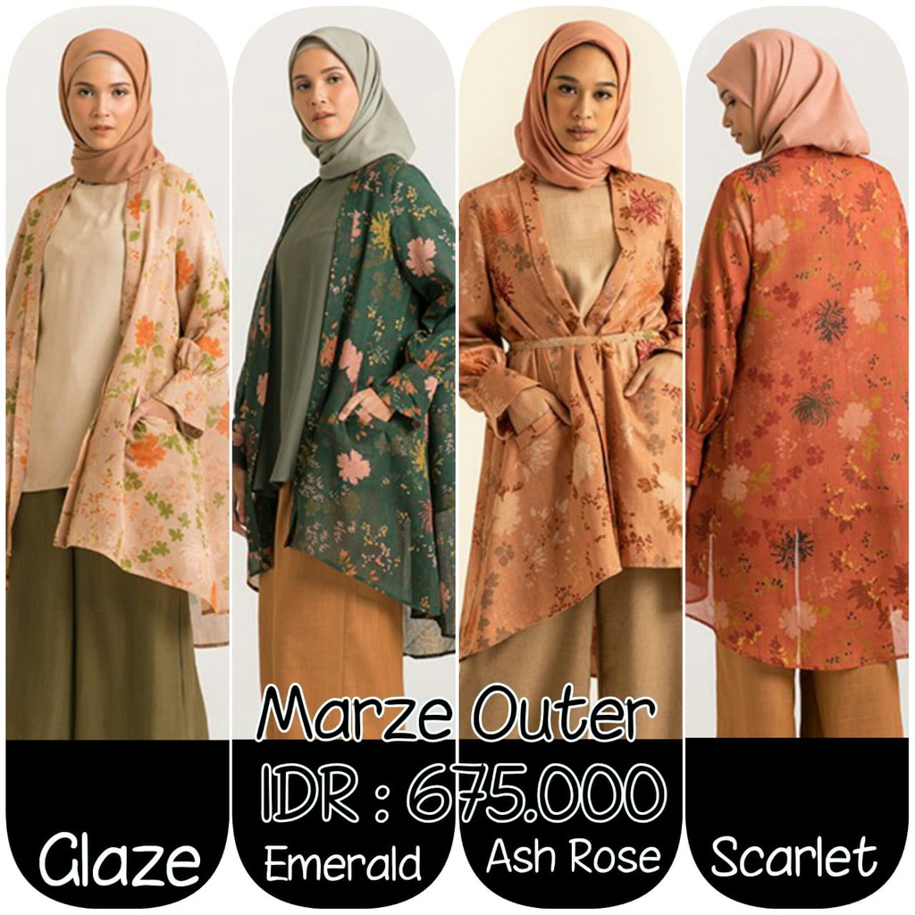 Marze Outer By Kami Idea, Baju Luaran Atasan Wanita Muslim
