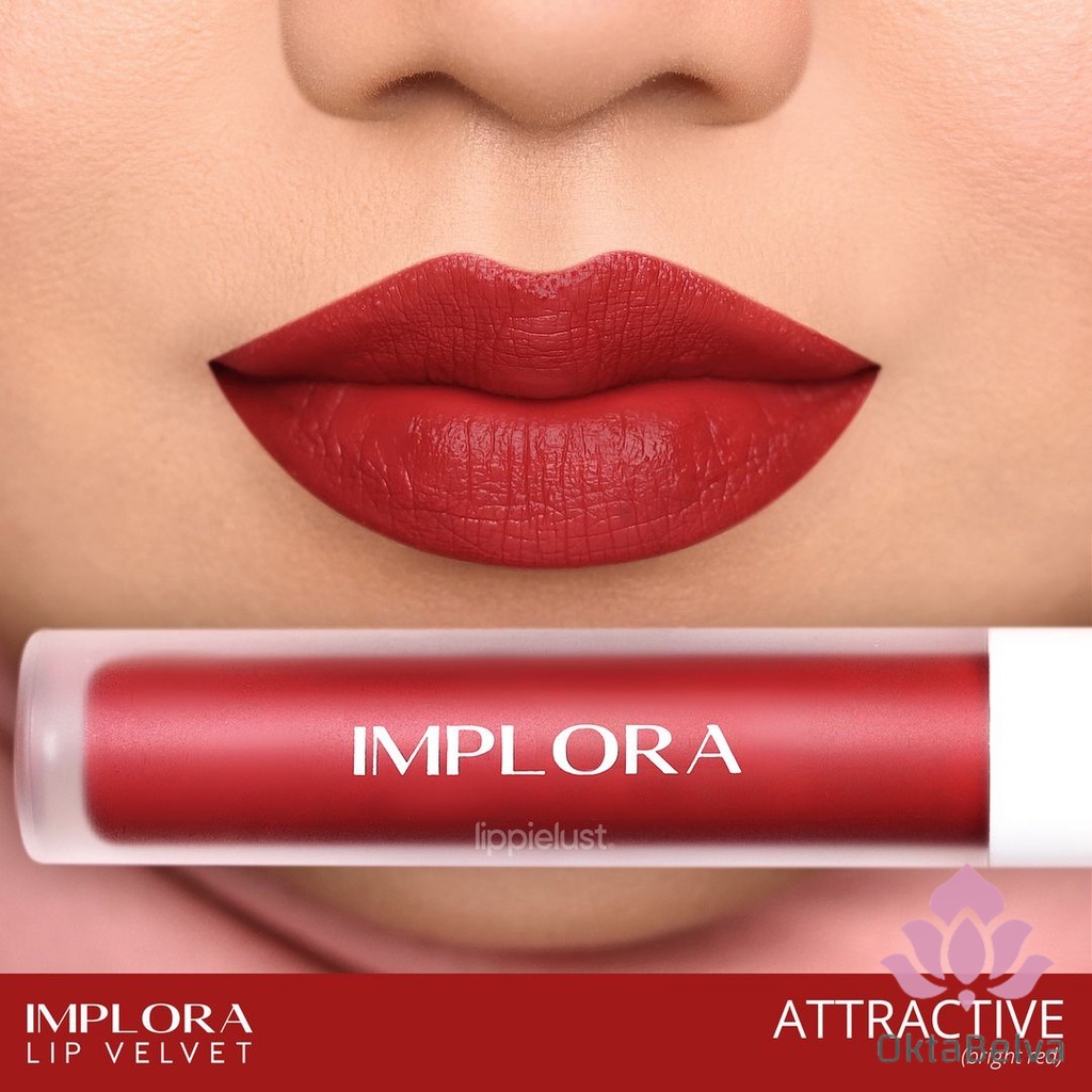 IMPLORA LIP VELVET | Lip Velvet Matte | Lipstik Velvet Murah
