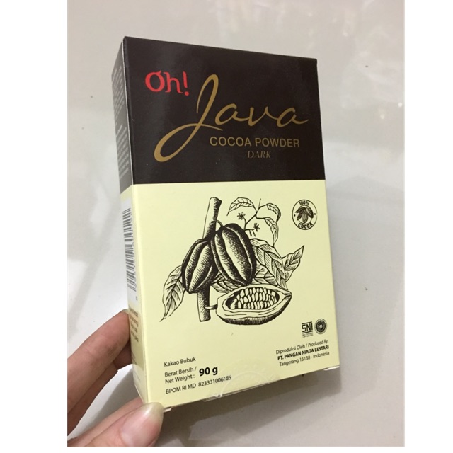 Oh BT Java Cocoa Dark Powder 90 gr Coklat Bubuk Premium