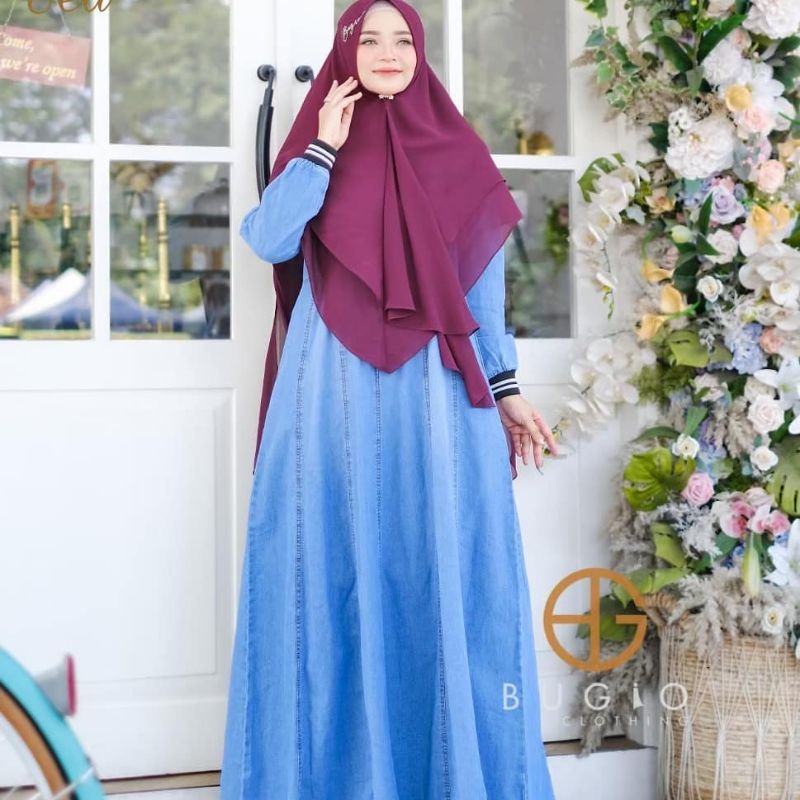 FATHIYA DRESS DENIM BY BUGIO