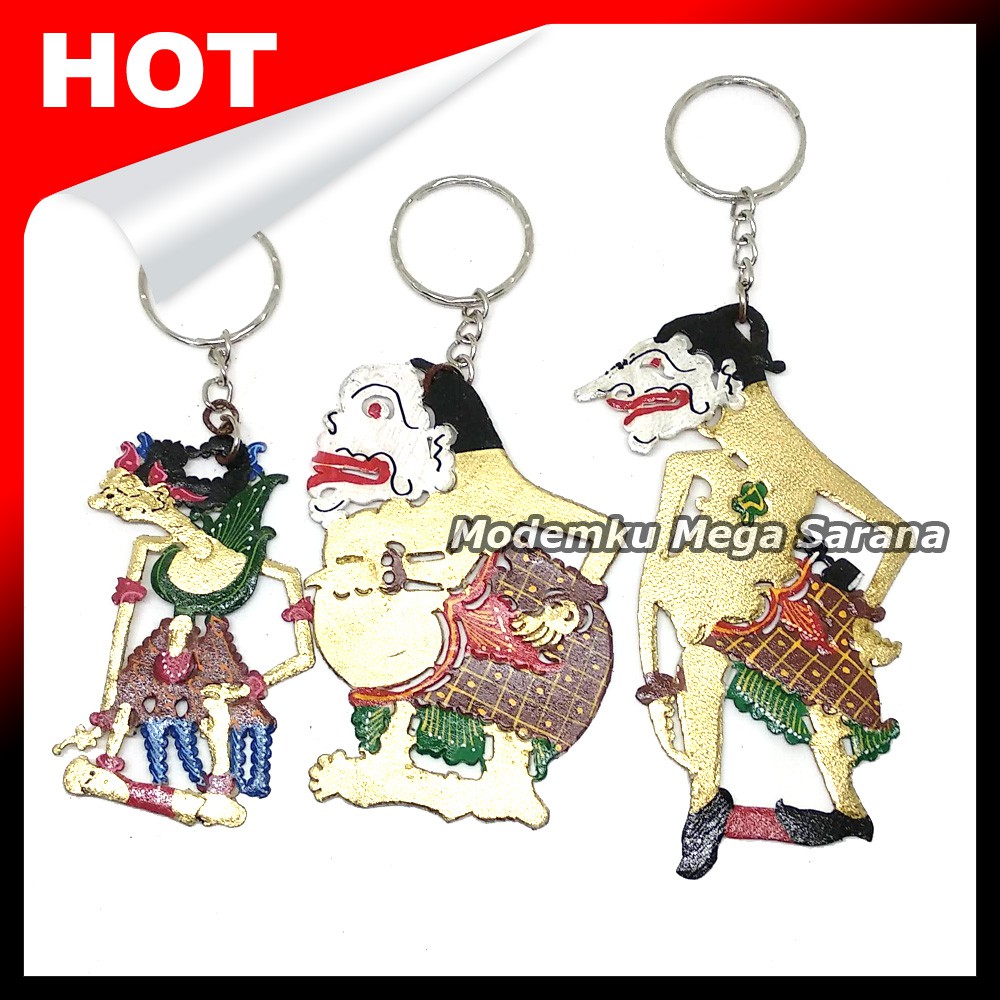 Souvenir Gantungan Kunci Wayang Kulit