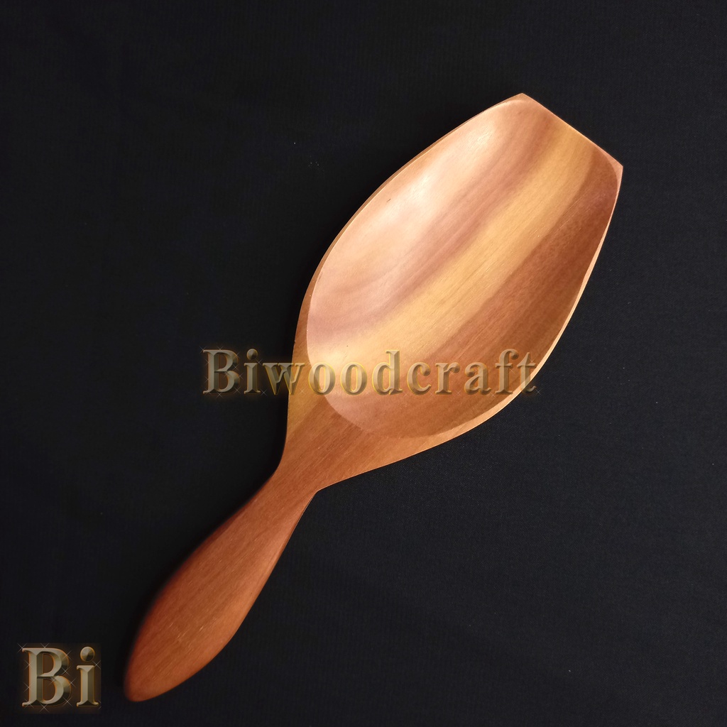 Centong Tepung Kayu - Centong kayu Sawo - Centong Nasi kayu - Centong Gula Kayu Biwoodcraft