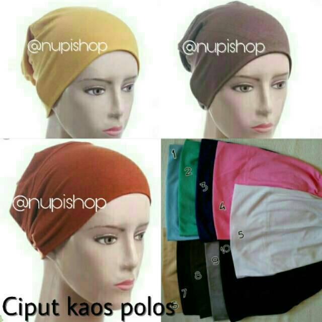 Ciput kaos Polos