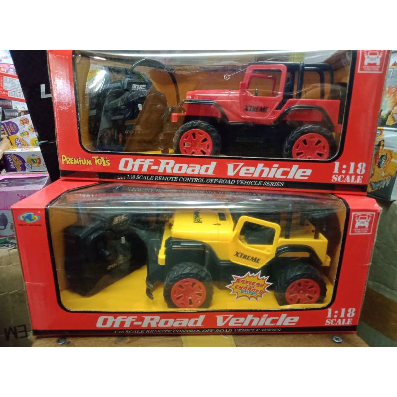 Mainan Anak Mobil Remot Control Jeep Mainan Mobil RC OFFROAD batre Charger